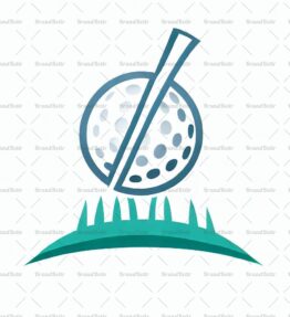 Golftee und Ball